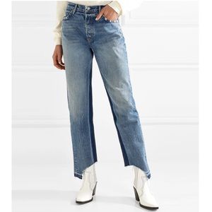 GRLFRND Helena Distressed High Rise Jeans